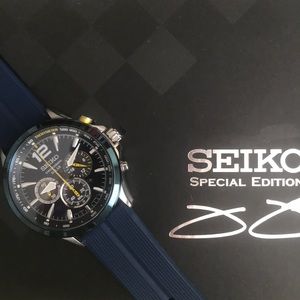 Seiko Jimmy Johnson special edition watch